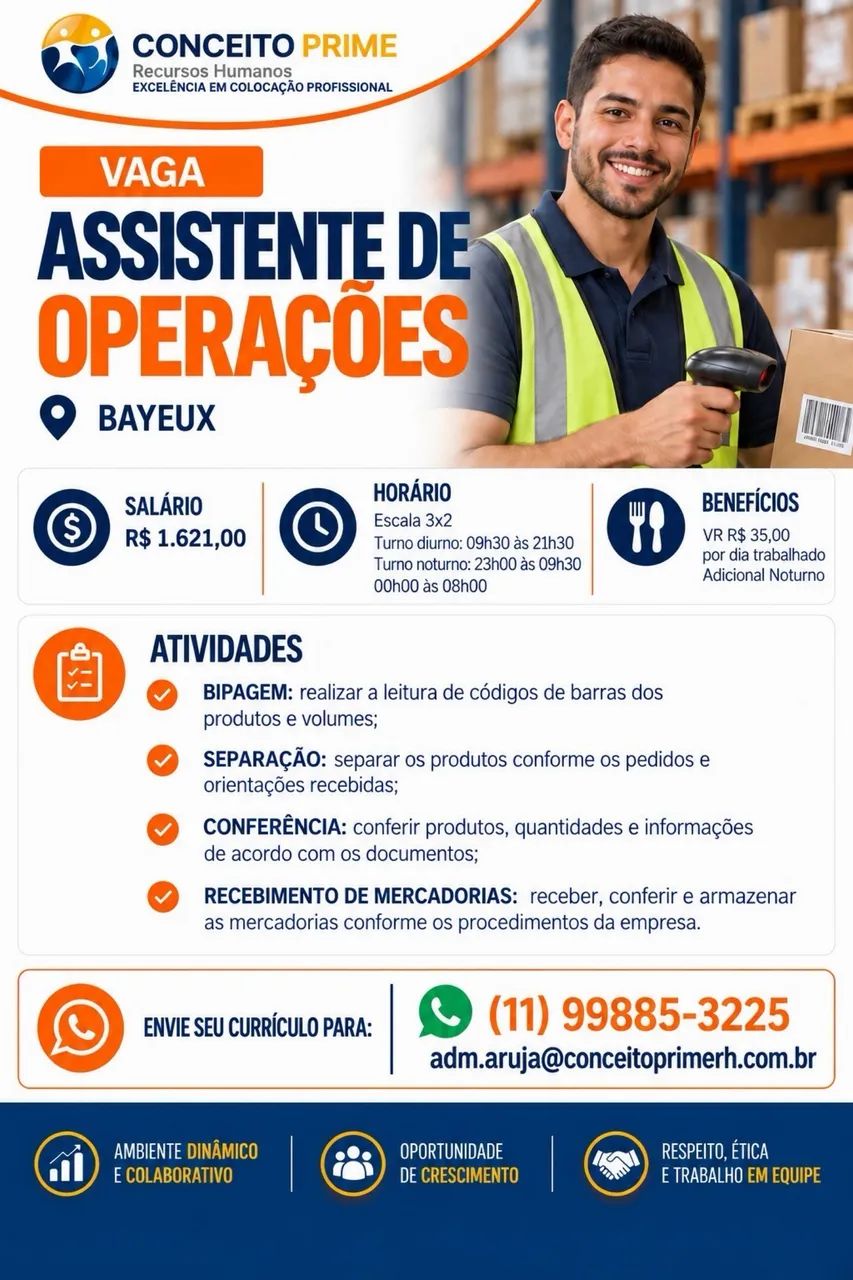 VAGA DE EMPREGO