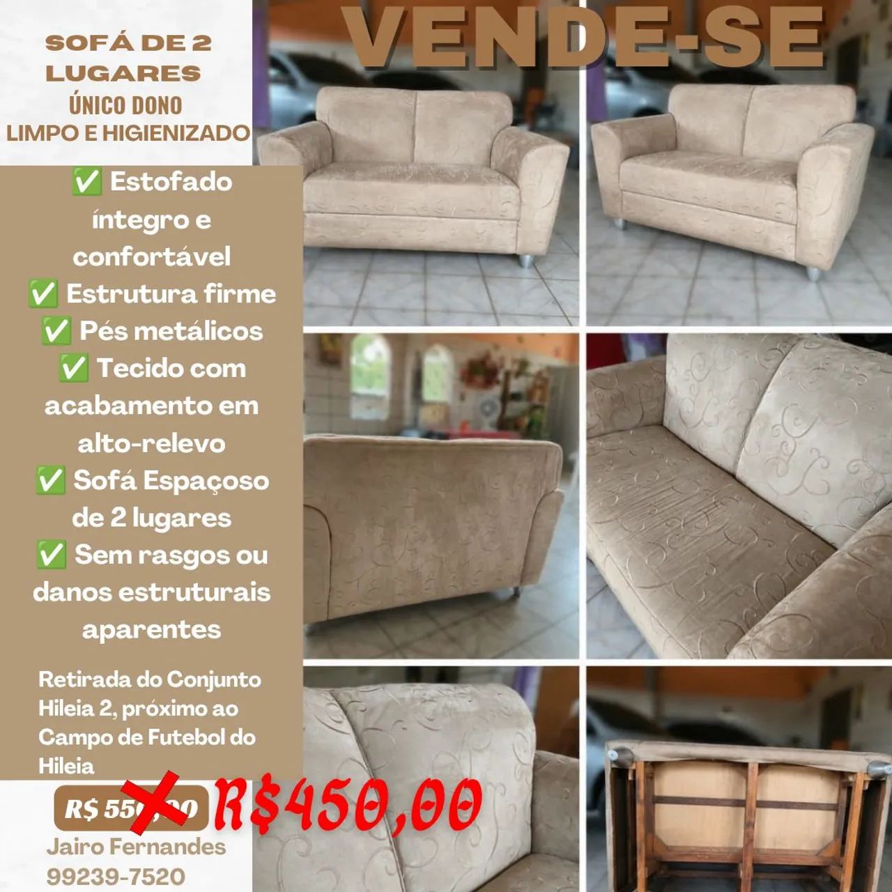SOFÁ 2 LUGARES
