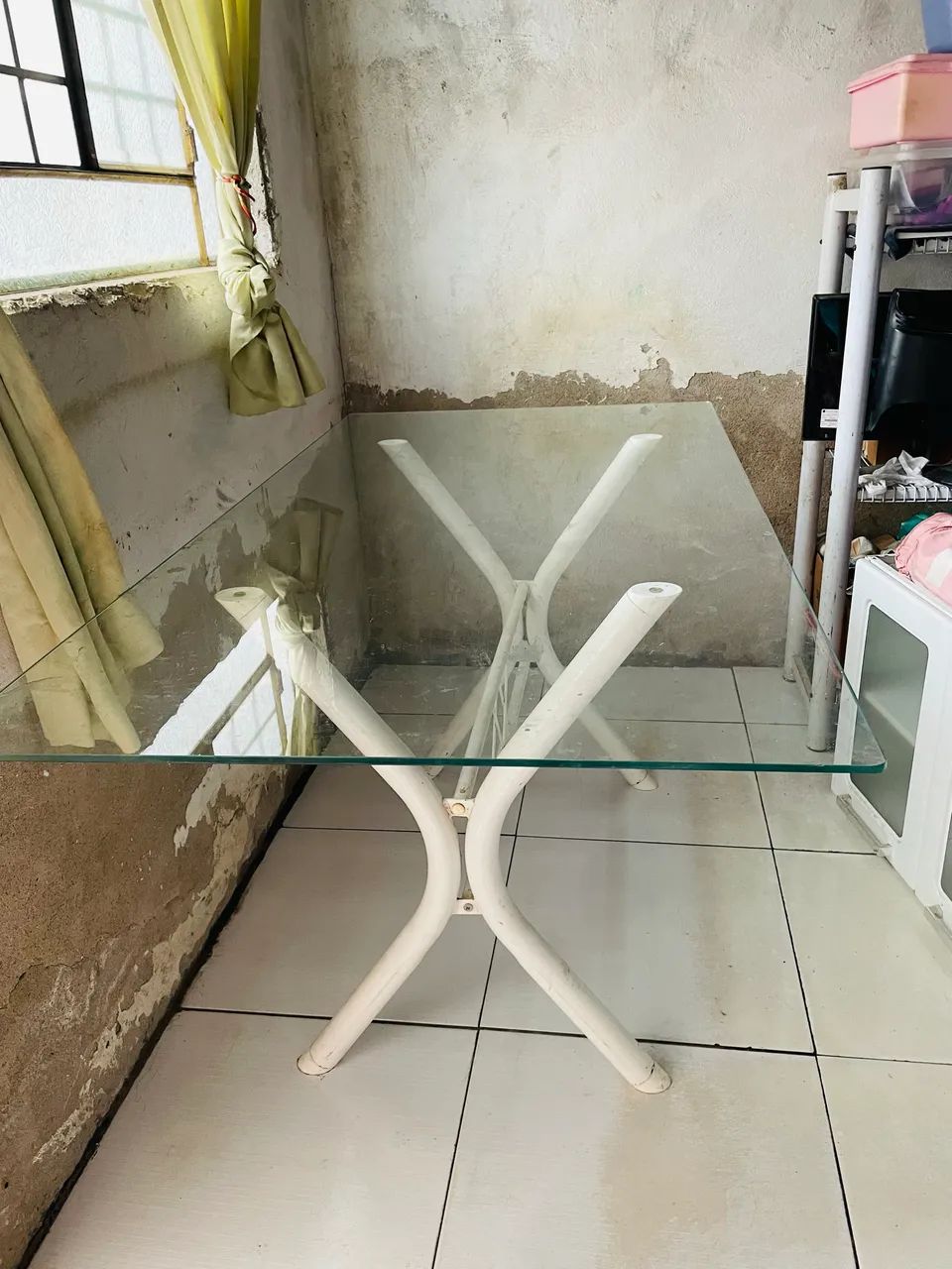 Mesa de vidro de 6 lugares  - Foto 2