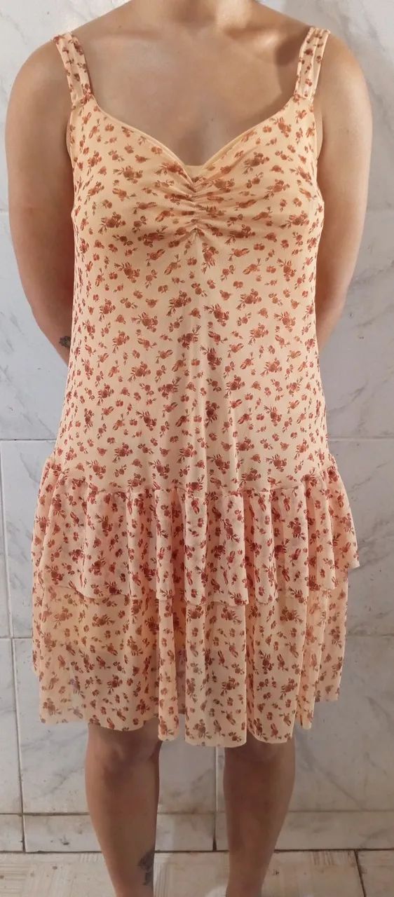 Vestido poliéster tamanho P - Foto 3