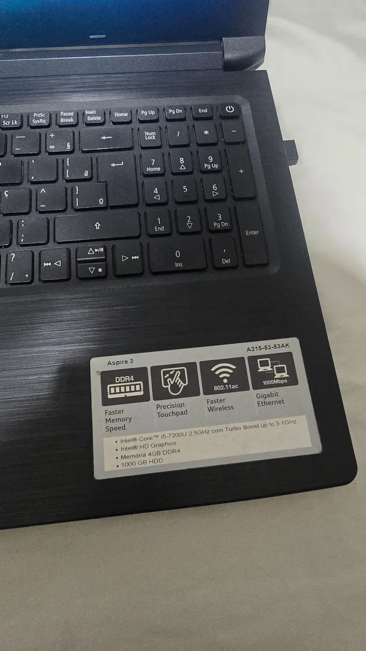 Vendo notebook acer aspire 3 i5 bem conservado  - Foto 3