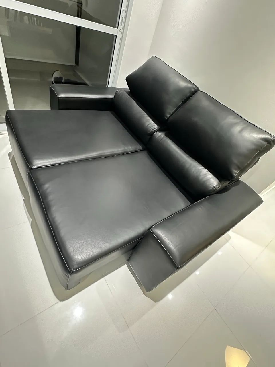 Sofá 2 lugares couro legítimo  - Foto 3