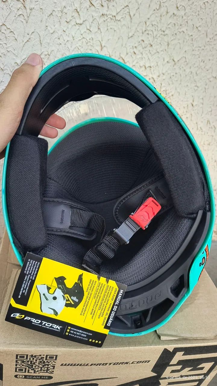 Capacete protork r8 - Foto 4