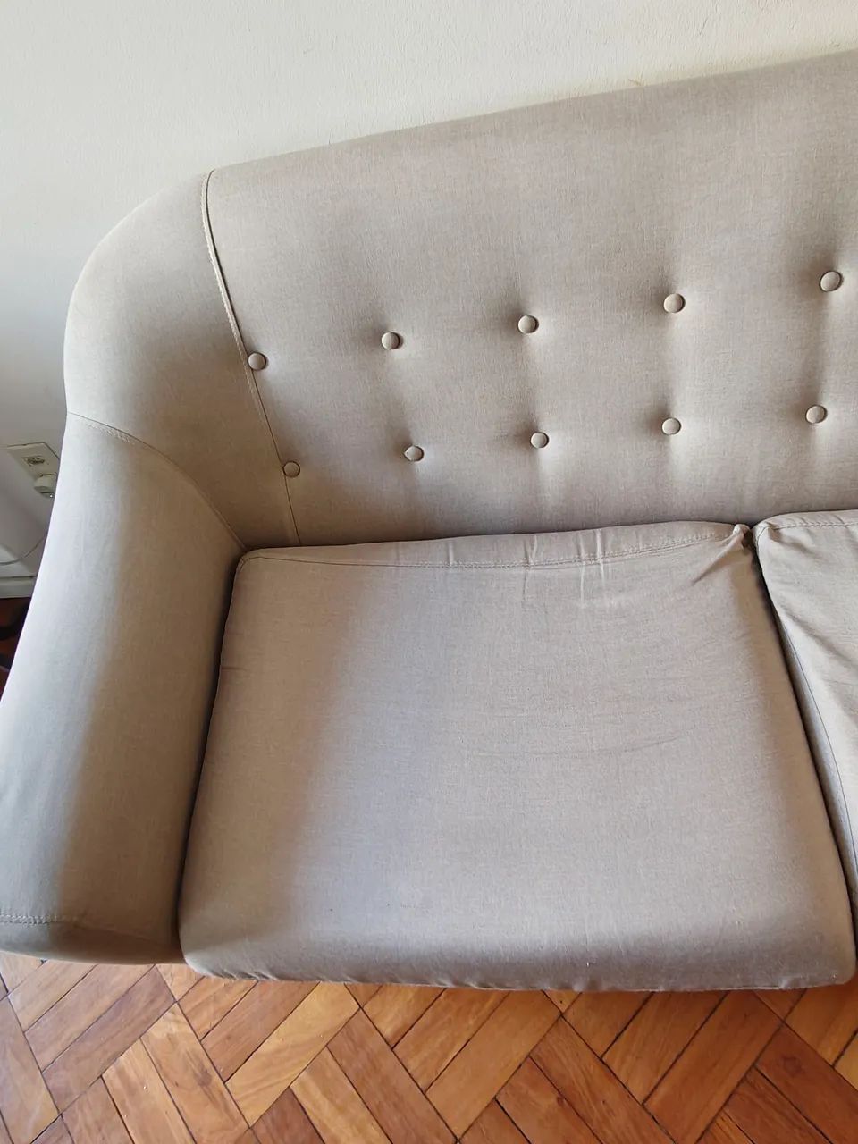 Sofá 2 Lugares Etna (Estilo Retro/Mid-Century) - Recém-higienizado - Foto 3
