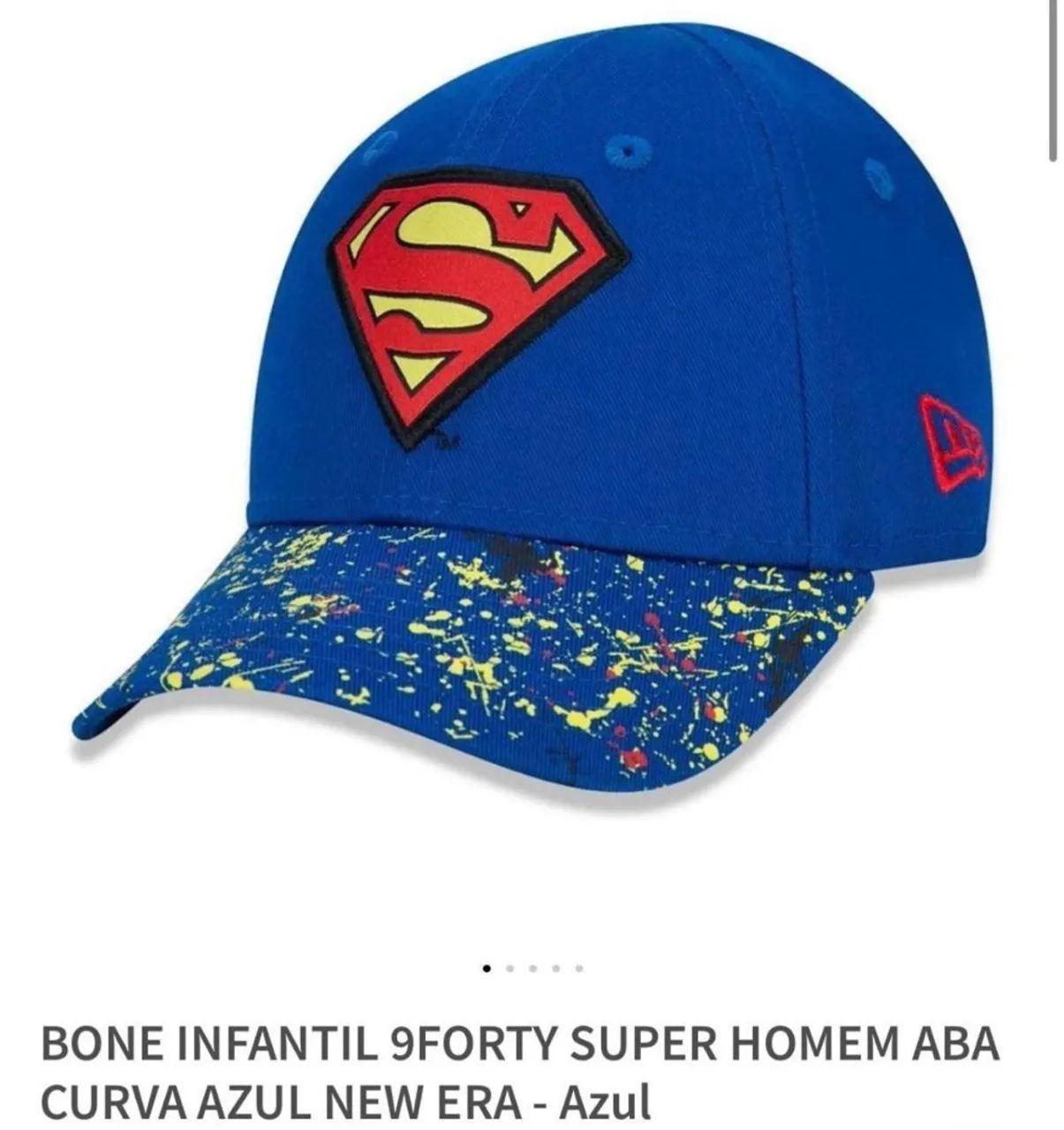 Bone infantil new era superman 