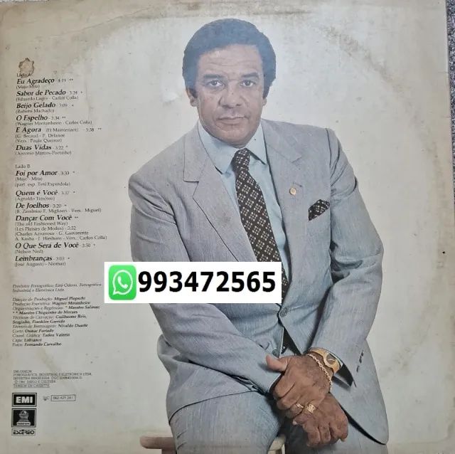 DISCO DE VINIL - AGNALDO TIMÓTEO - EU AGRADEÇO 1983 EMI-ODEON - Foto 2