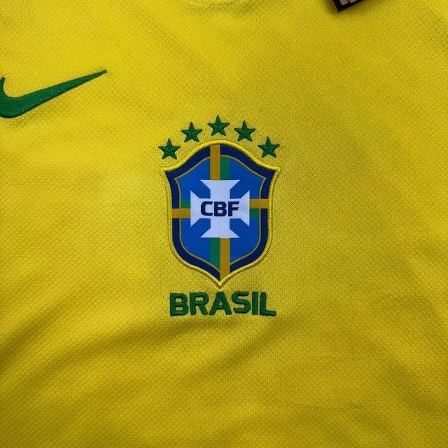 Camisa do Brasil Masculina Amarela 2025 - Foto 3