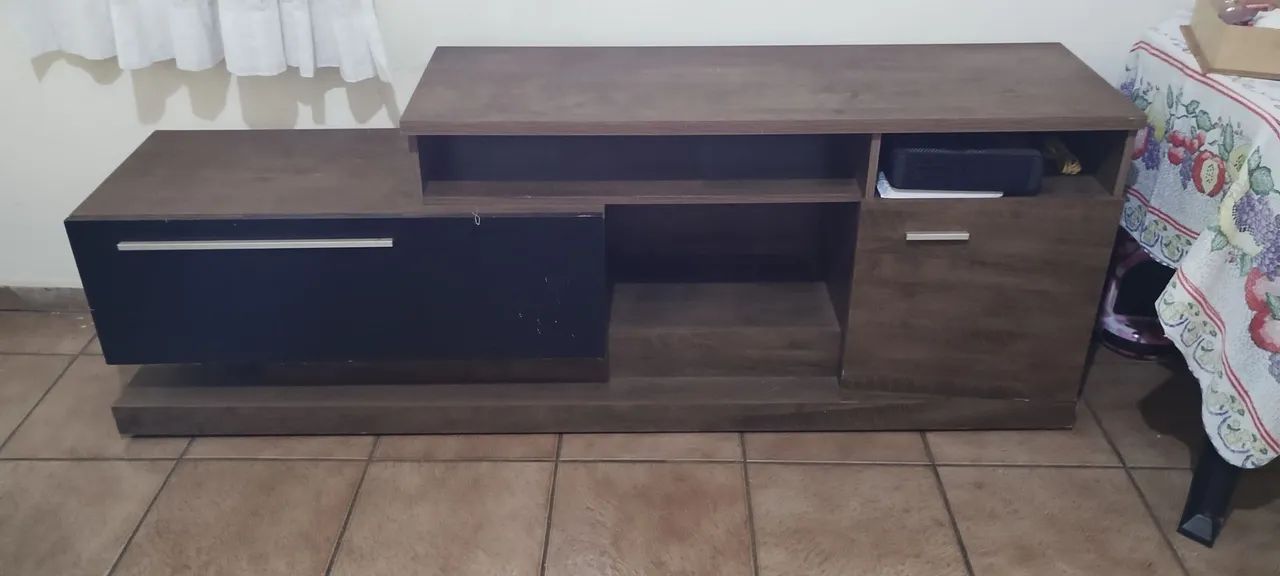 Painel e rack tv