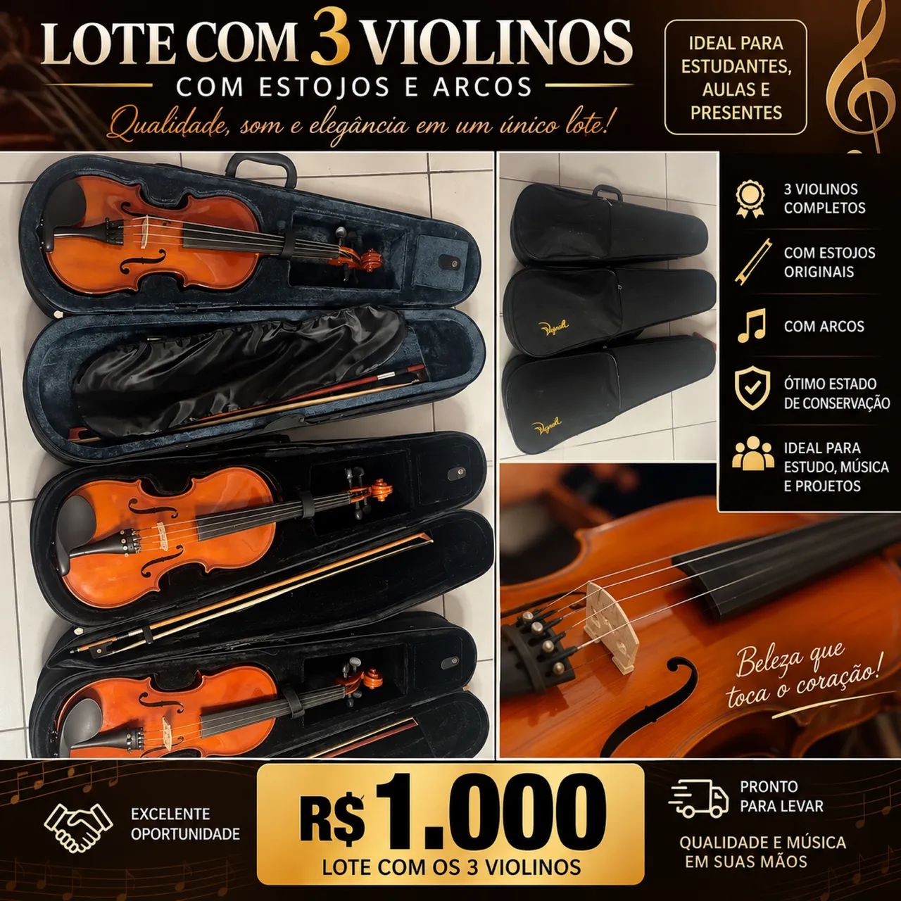 Lote violinos 