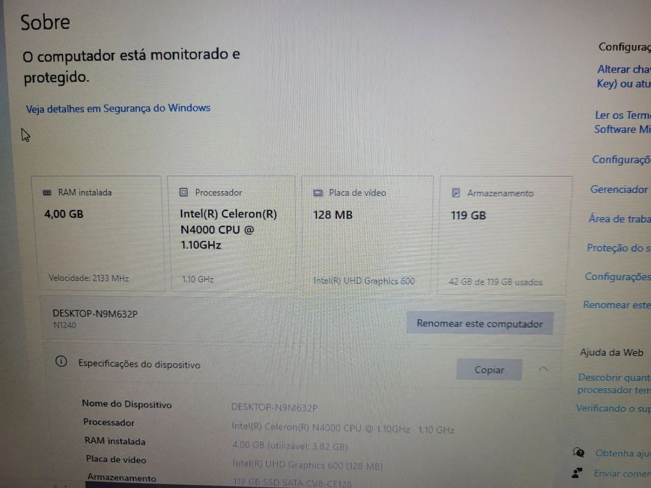 Notebook Positivo 