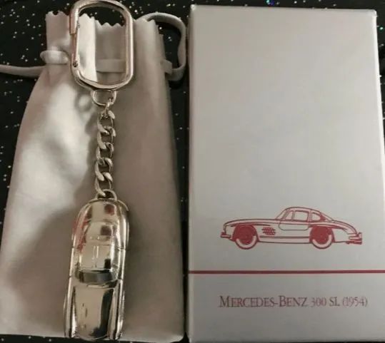 Mercedes 300 SL, miniatura original chaveiro
