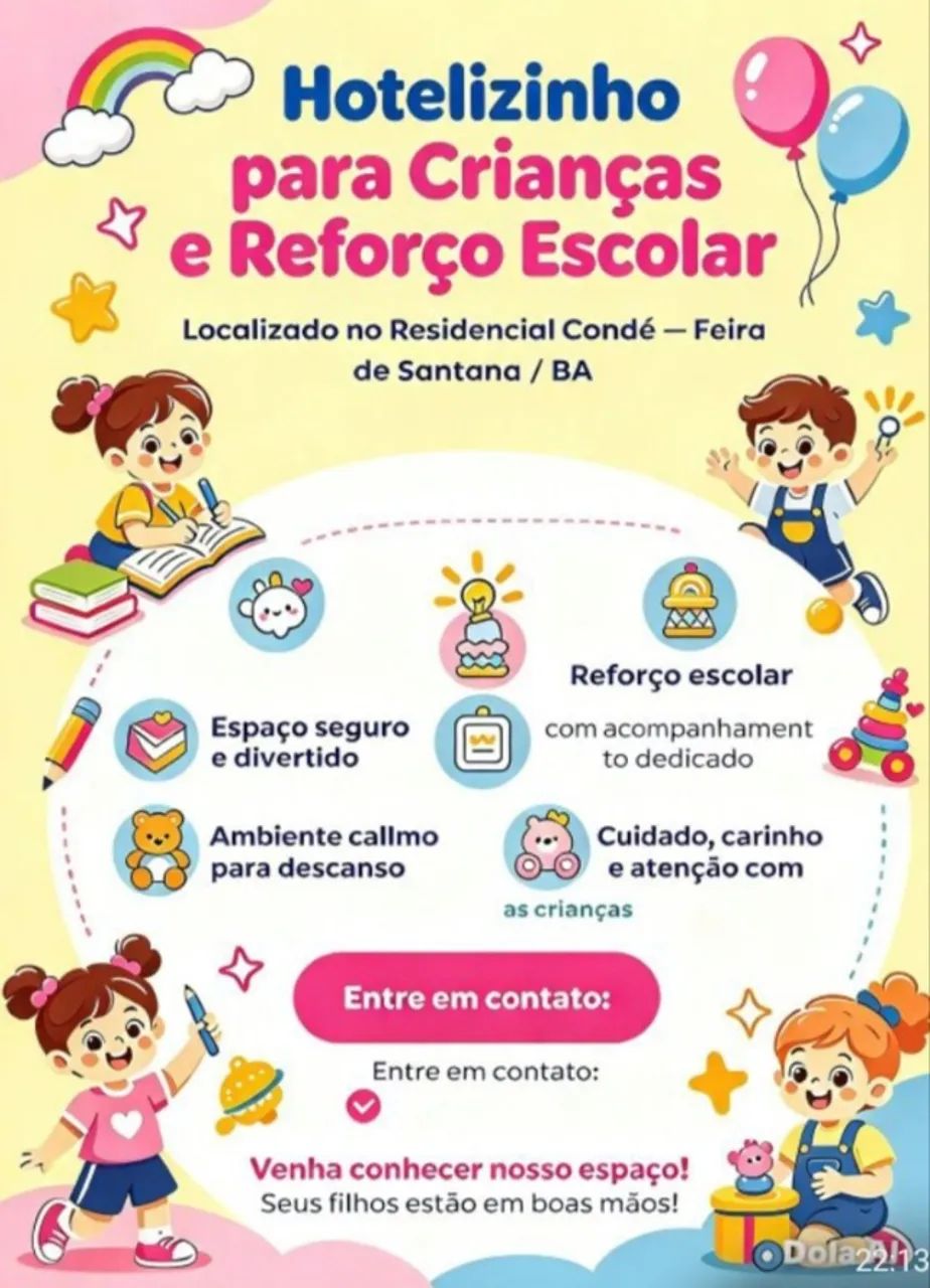Serviço de qualidade para seu filho 