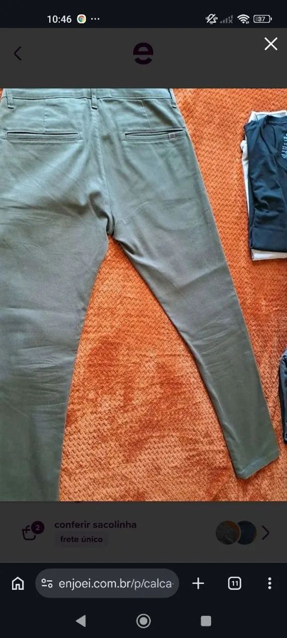 Calça Privalia slim 38 - Foto 3