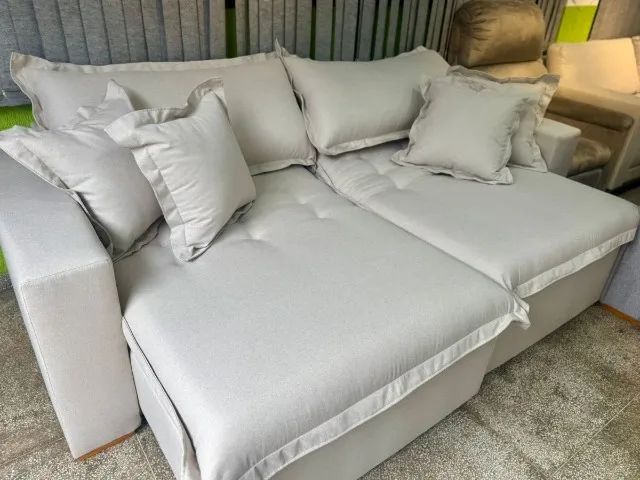 Sofá Cama Dublin 2,40 Cm Confort Lar - Fácil Distribuição - Foto 3