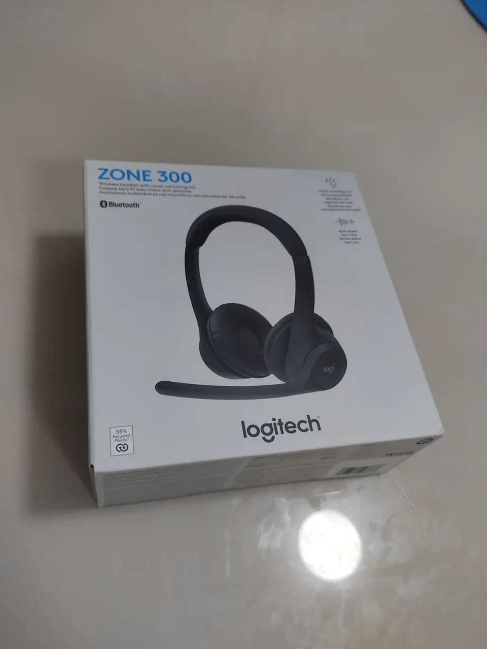 Fone Logitech Headset Zone 300 Bluetooth