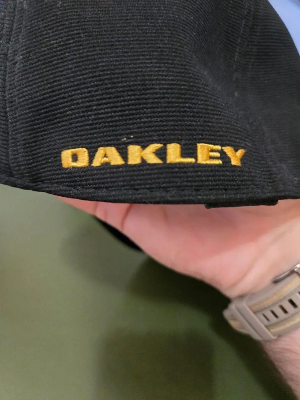 boné oakley aba curva preto - Foto 5