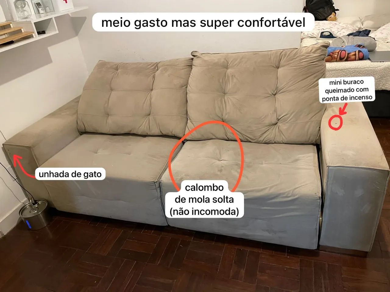 Sofá retrátil reclinável - Foto 2