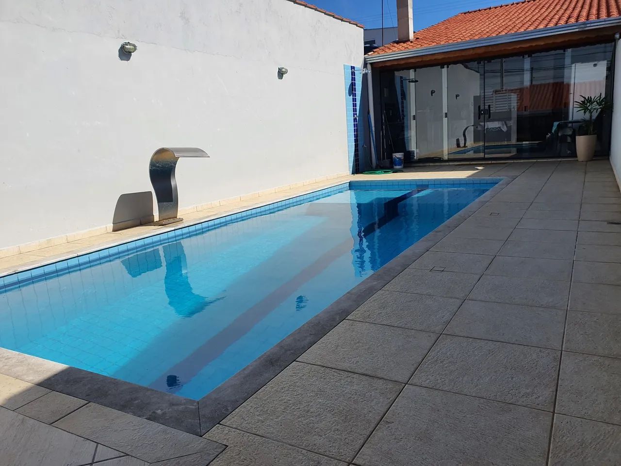 Casa Mobiliada Piscina Churrasqueira  - Foto 5