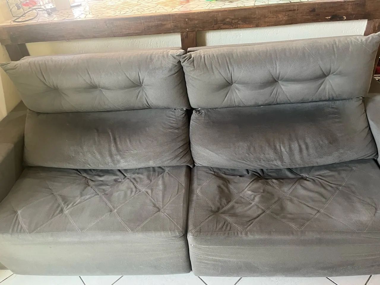 Sofá 4 lugares 2,40m retrátil  - Foto 2