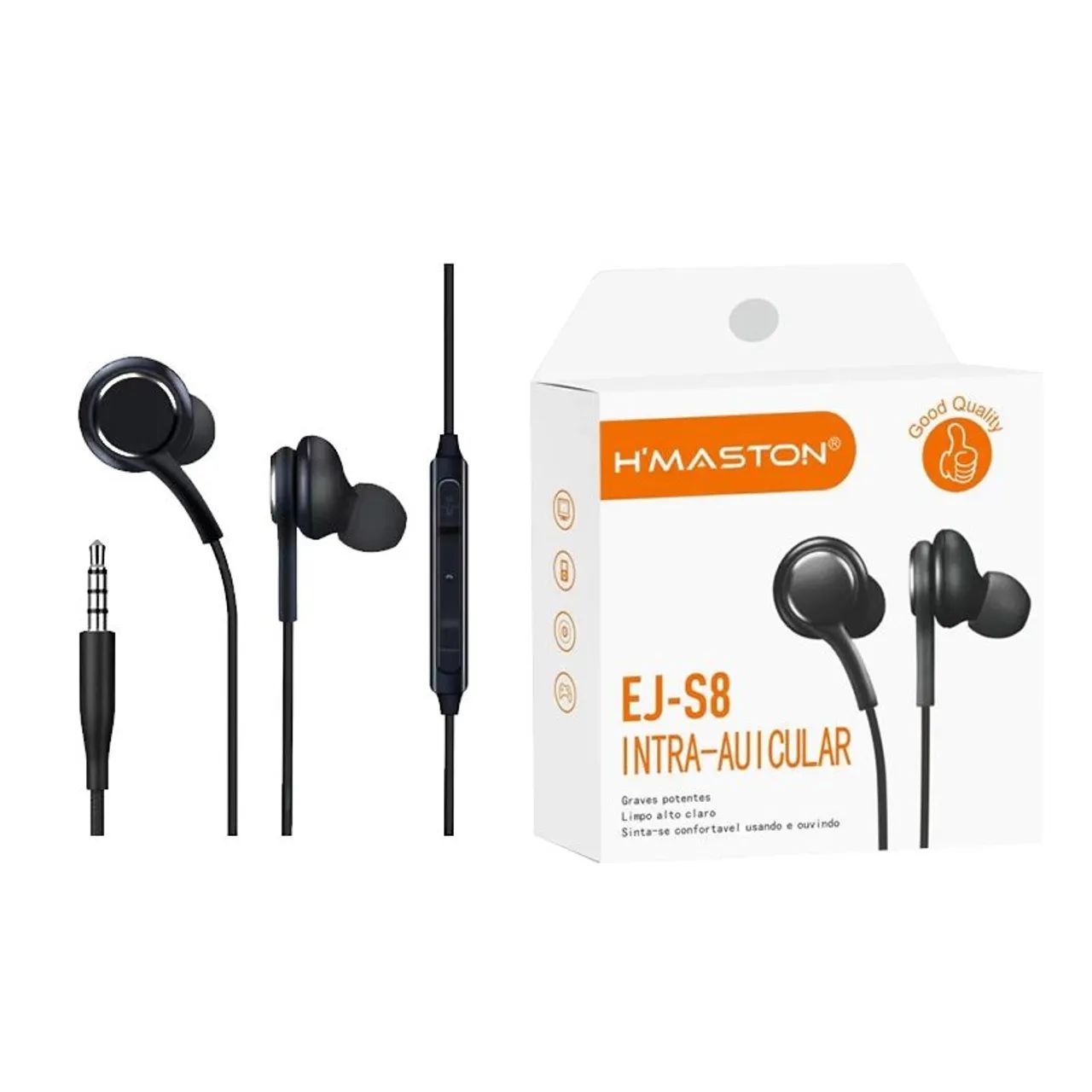 Fone EJ-S8 H?Maston com Microfone - Foto 4