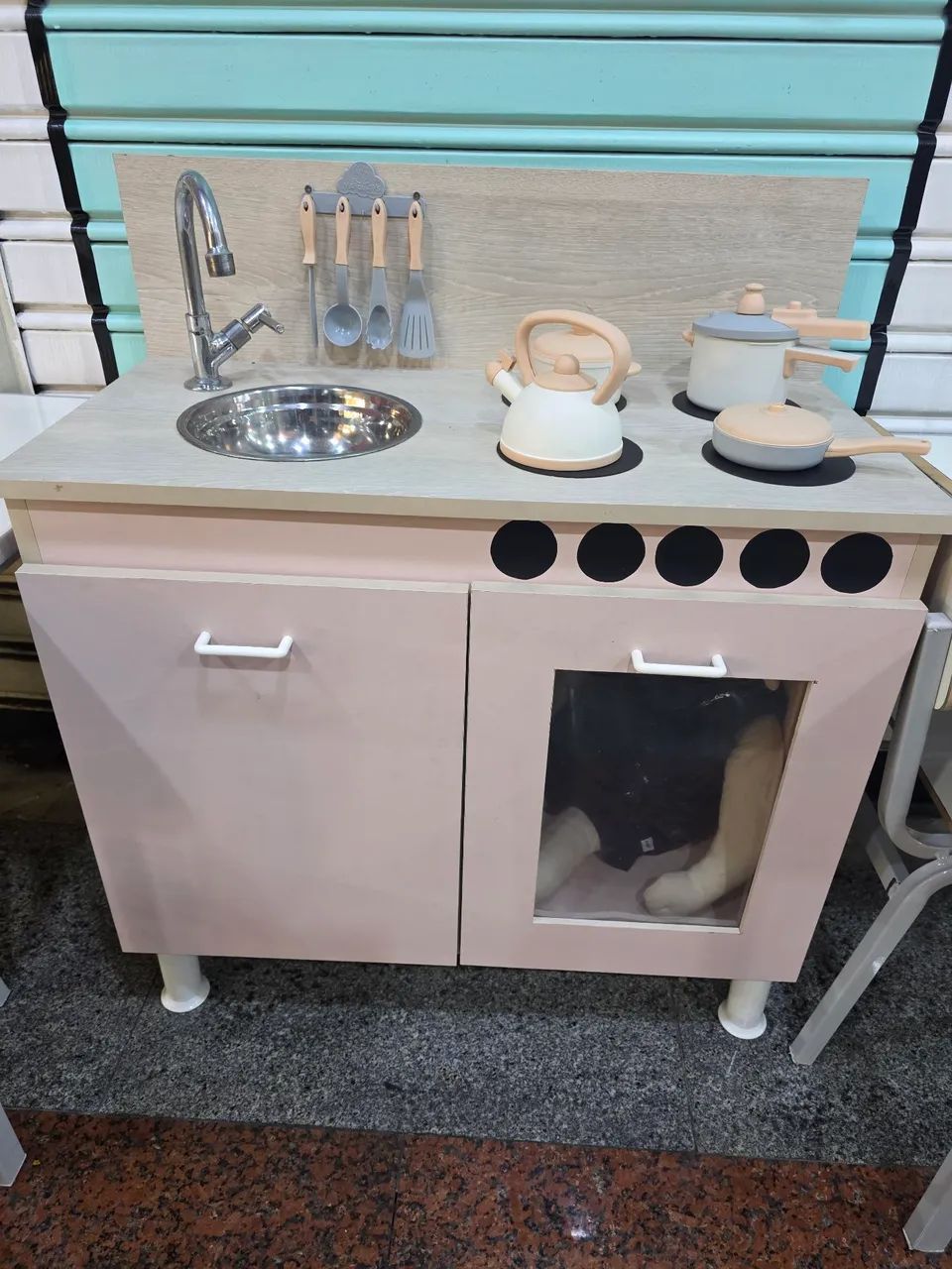 COZINHA DE MADEIRA INFANTIL