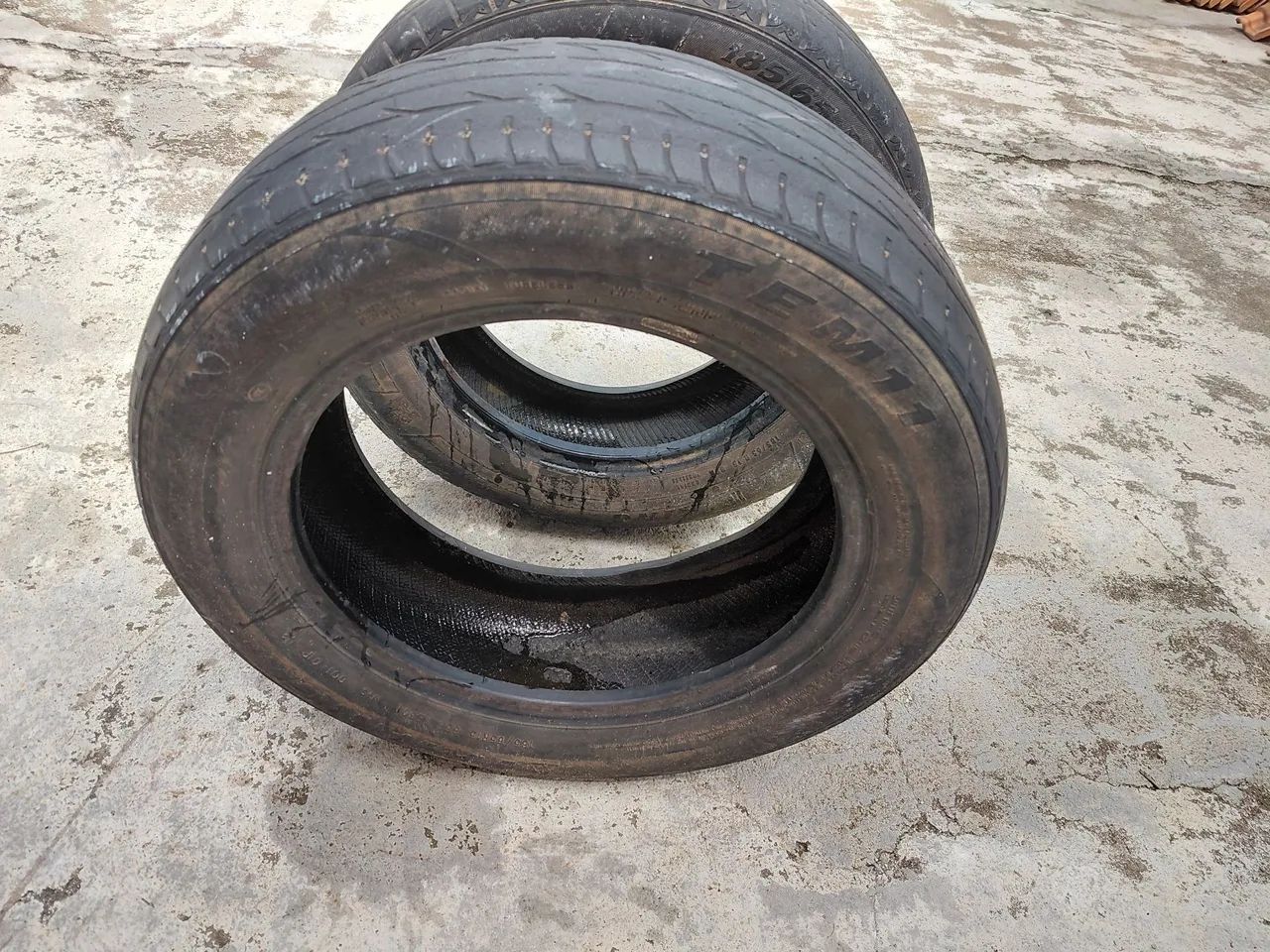 Pneus "quebra-galho" para sítio ou cidade, aro 15, 185/65. - Foto 5