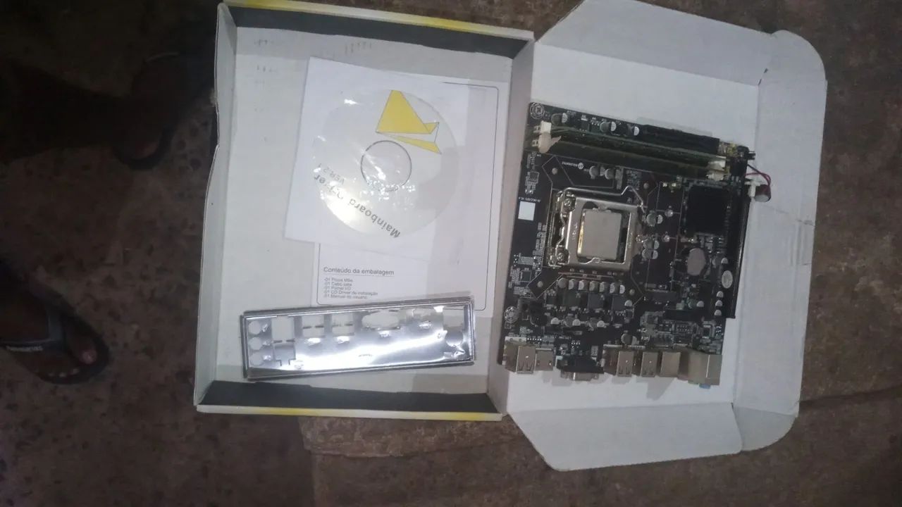 VENDO PLACA MAE H61 NA CAIXA  - Foto 3