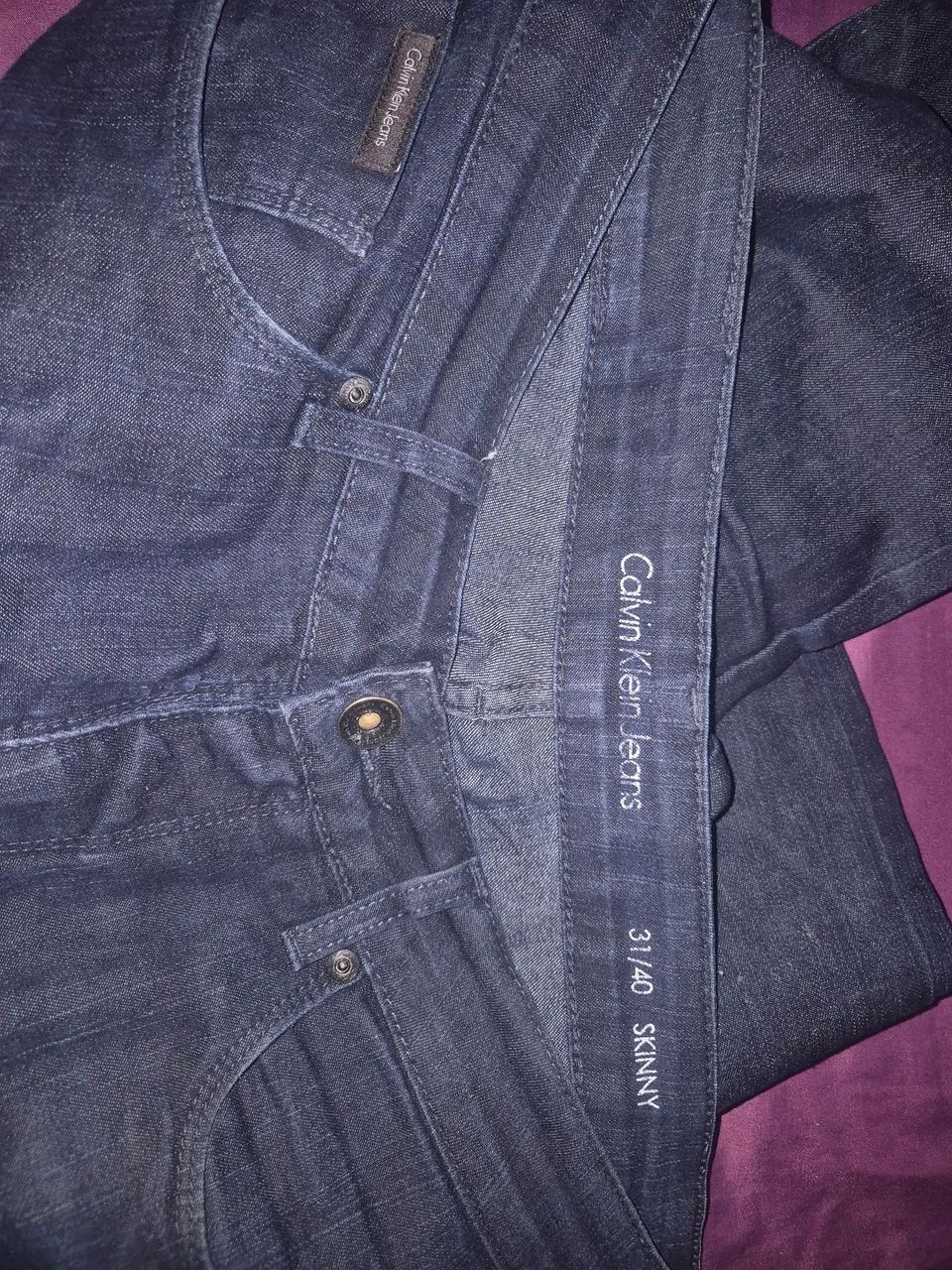 Calça jeans Calvin Klein tam 40 - Foto 4