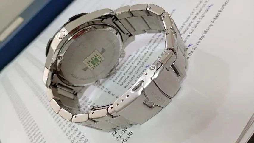 RELÓGIO TECHNOS ACQUA MASCULINO PRATA JS25BQ - Foto 4