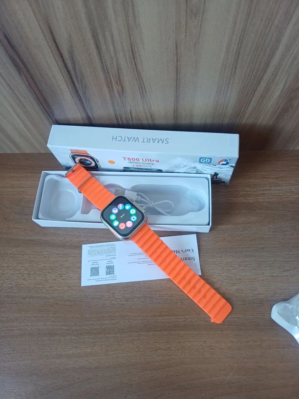 Smartwatch ultra laranja  - Foto 5