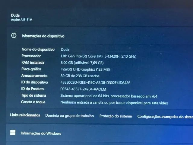 Notebook Acer Aspire 5 - Foto 3