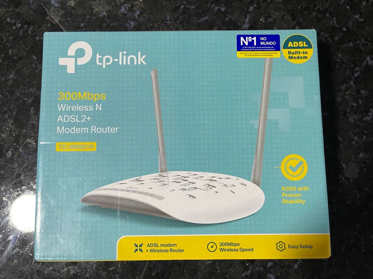 Modem Roteador Wireless N ADSL2+ de 300Mbps TP-Link