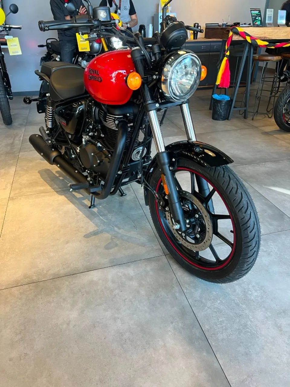 meteor fireball red