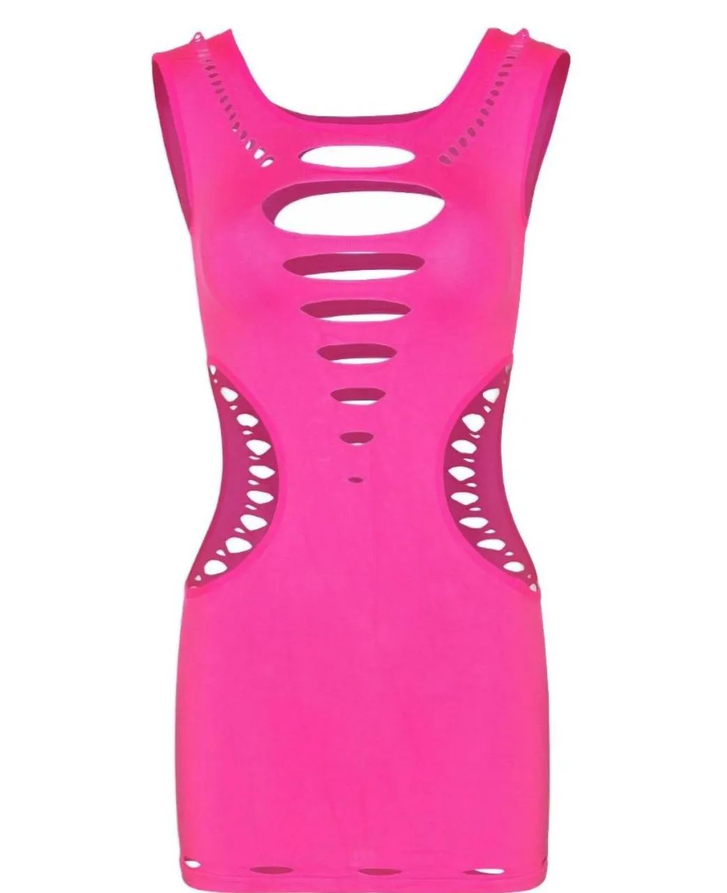 Mini Vestido Sensual Neon - Foto 3