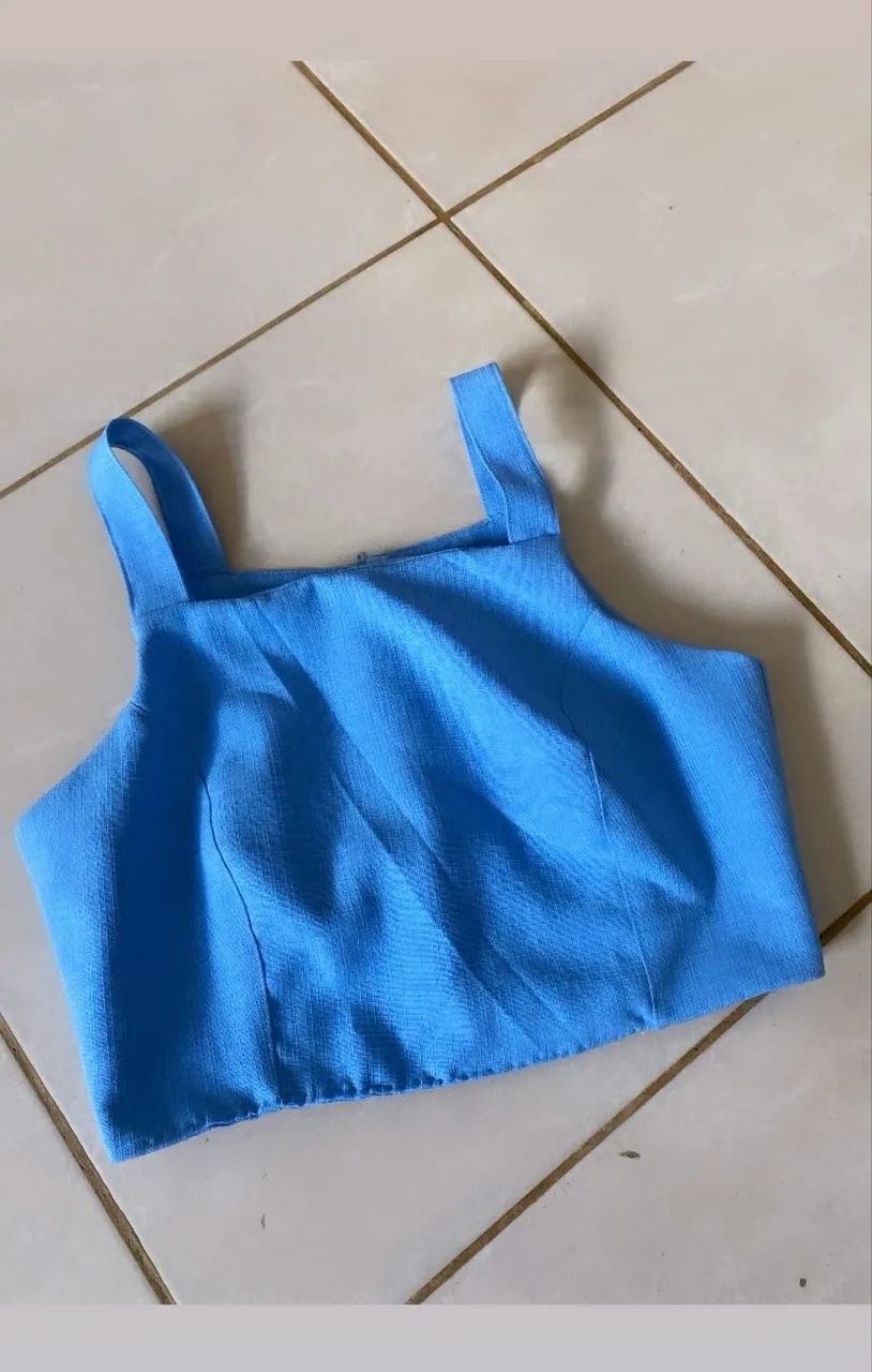 Croopd alfaiataria azul 