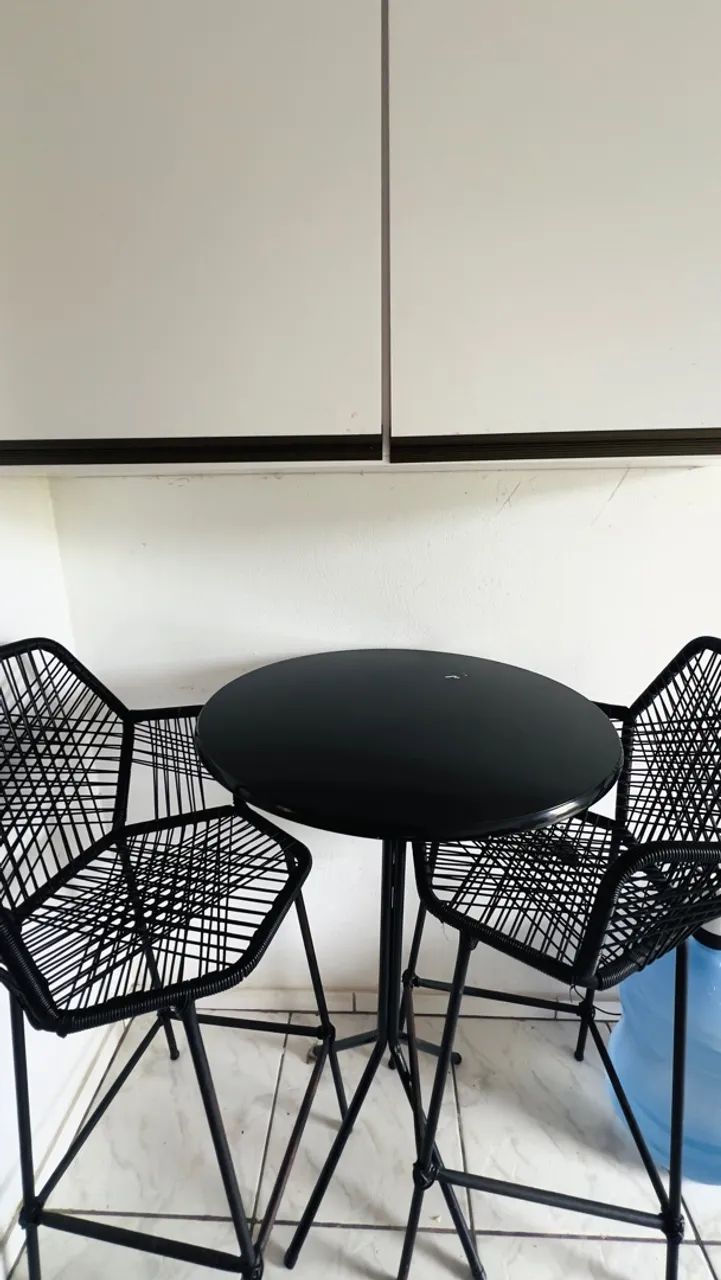 Conjunto de mesa bistrô 