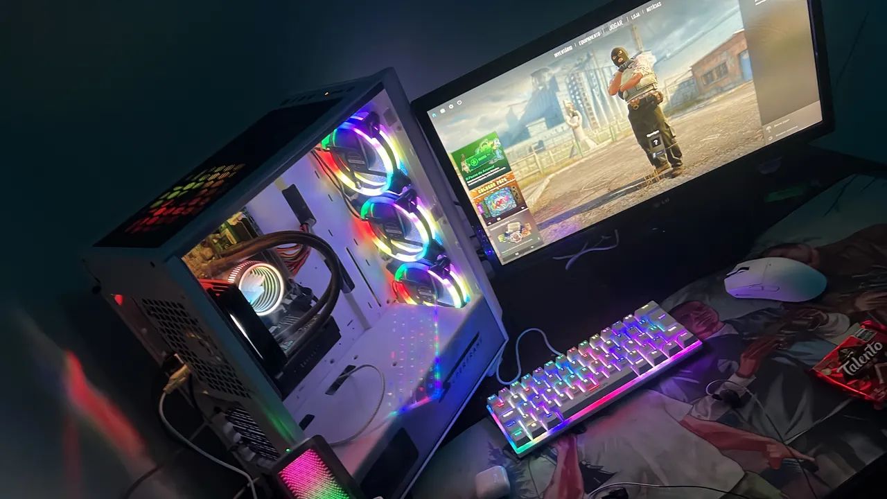 Vendo pc gamer completo para ir logo