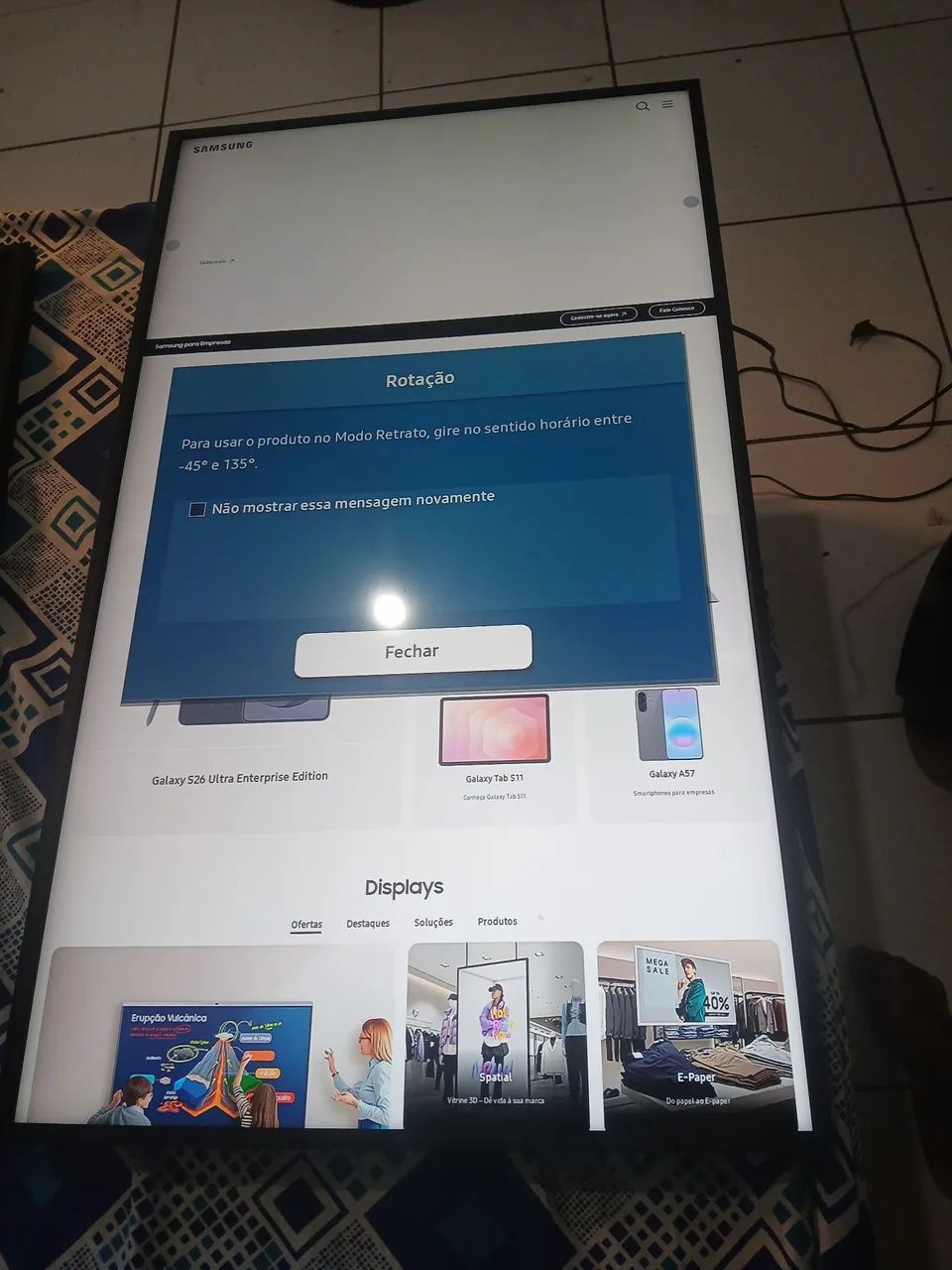 Monitor Comercial Samsung 43 Polegadas Ultra 4k - Foto 4