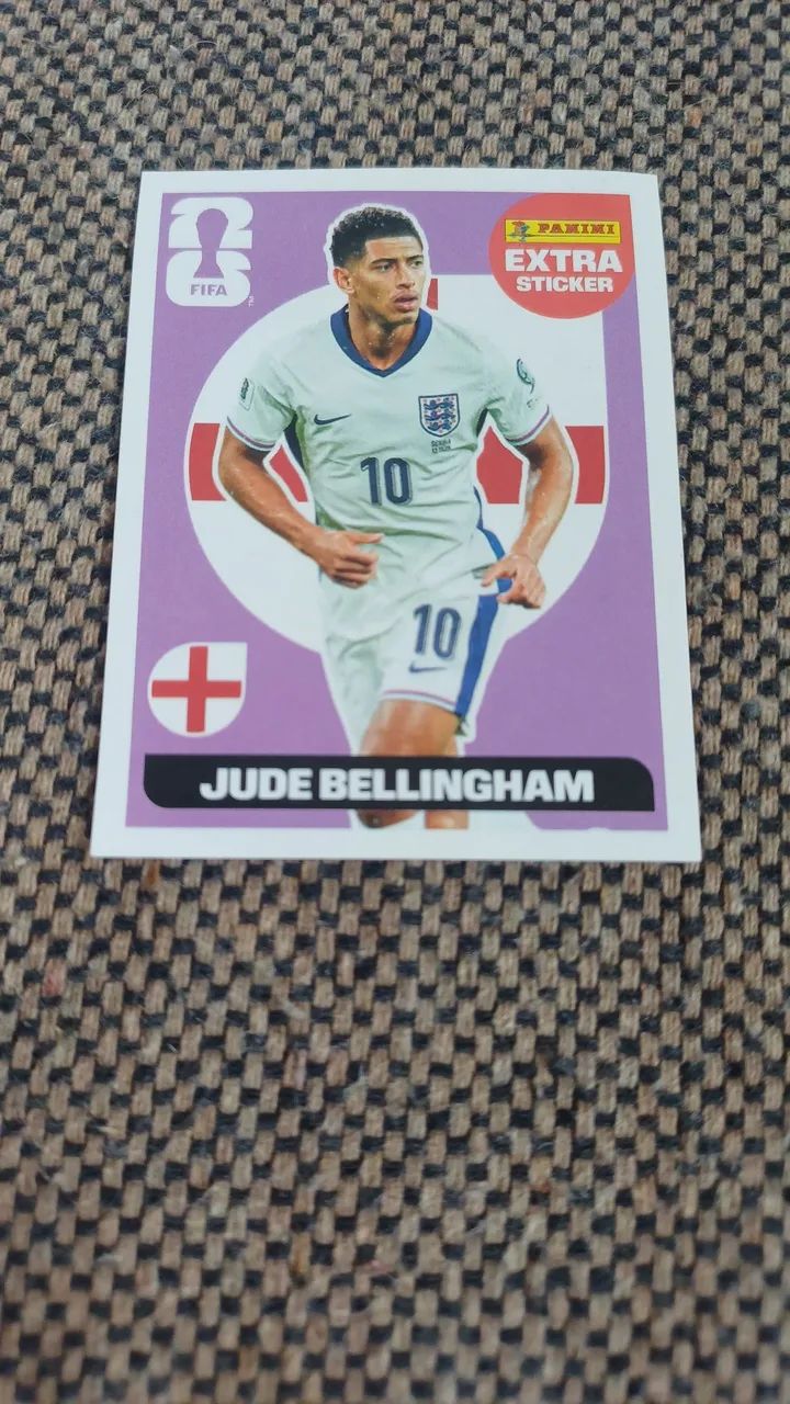 Figurinha EXTRA STICKER copa 2026 Judge bellingham