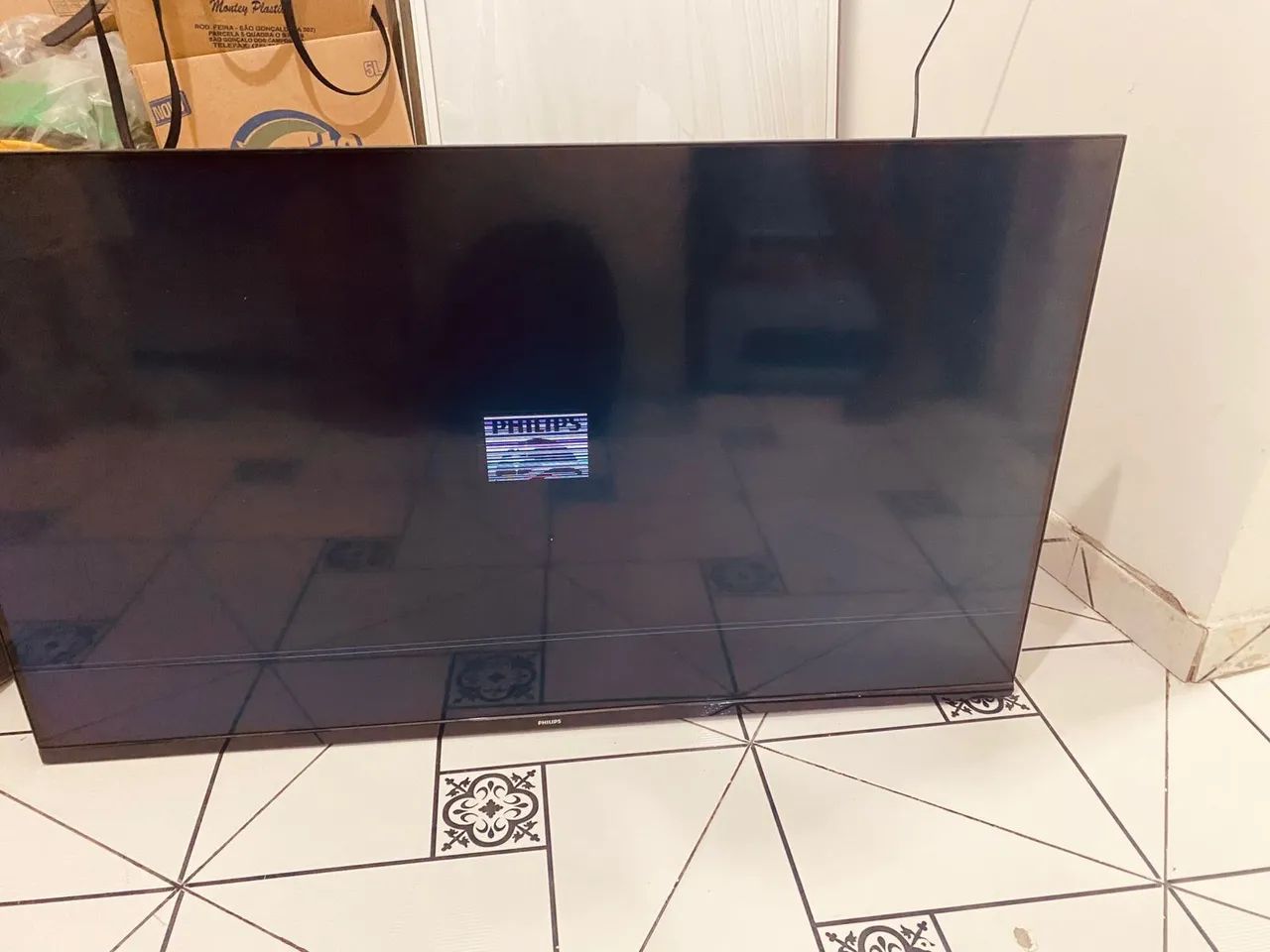 Televisão de 50 polegadas com lista na tela (defeito) - Foto 2