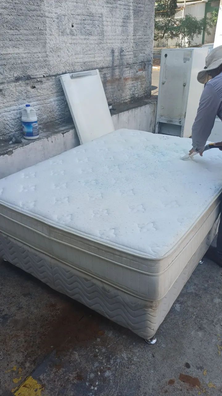 Cama box casal branco - Foto 2
