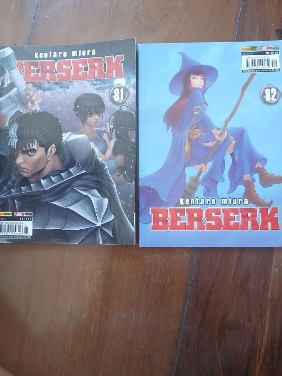 Berserk 41 e 42 versão gibis