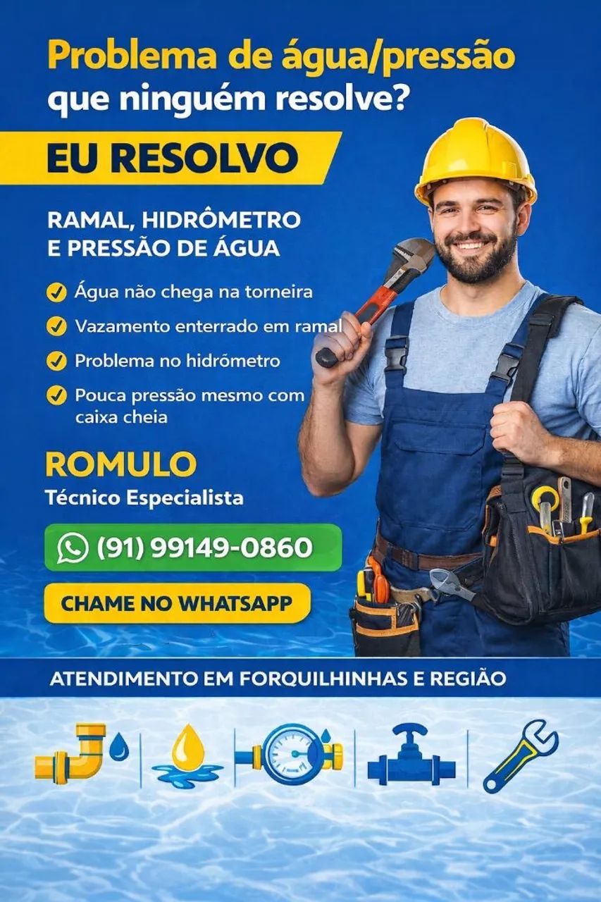 Encanador disponível 