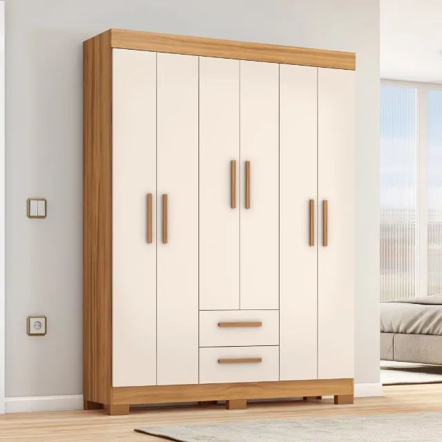 Guarda roupa 6 portas nt 6015 - Notavel Moveis