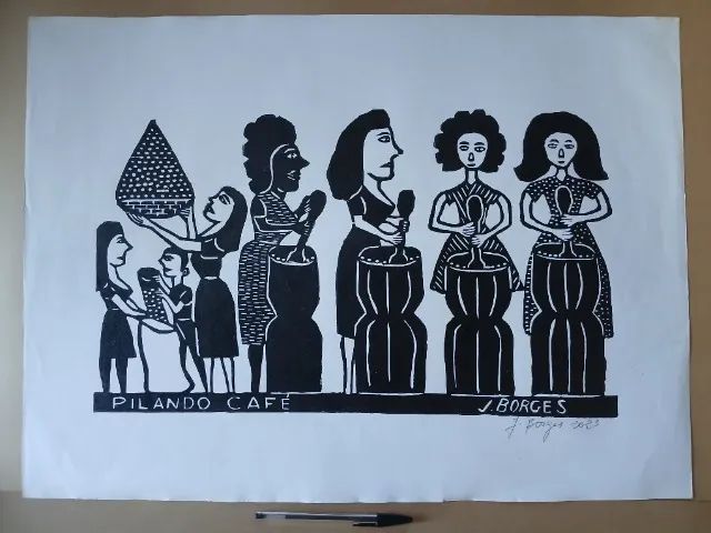 XILOGRAVURAS J BORGES- ORIGINAIS E ASSINADAS  - Foto 4