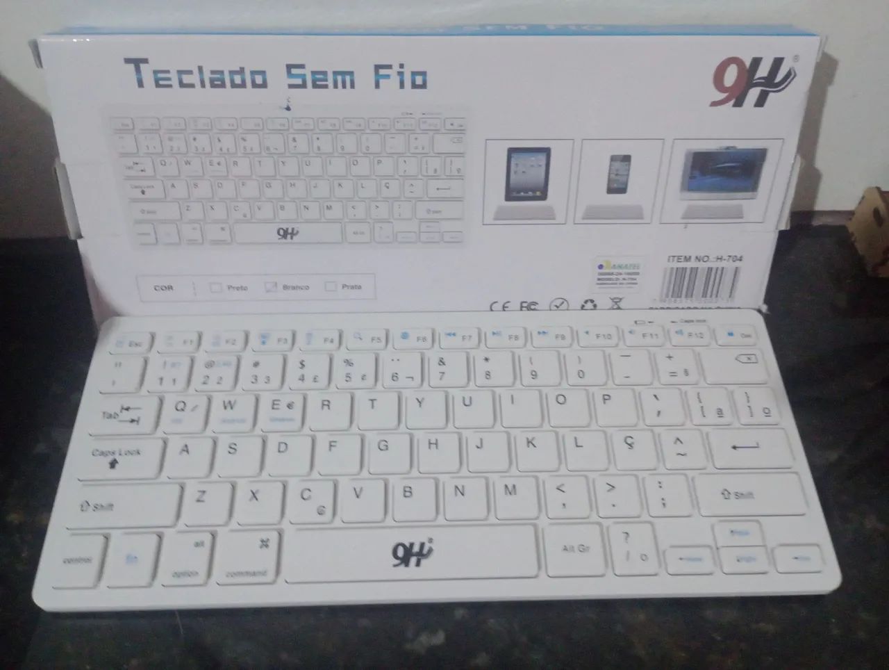Teclado sem fio 9h - Foto 3
