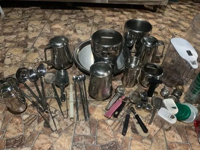 Utensílios de Inox R$ 400,00