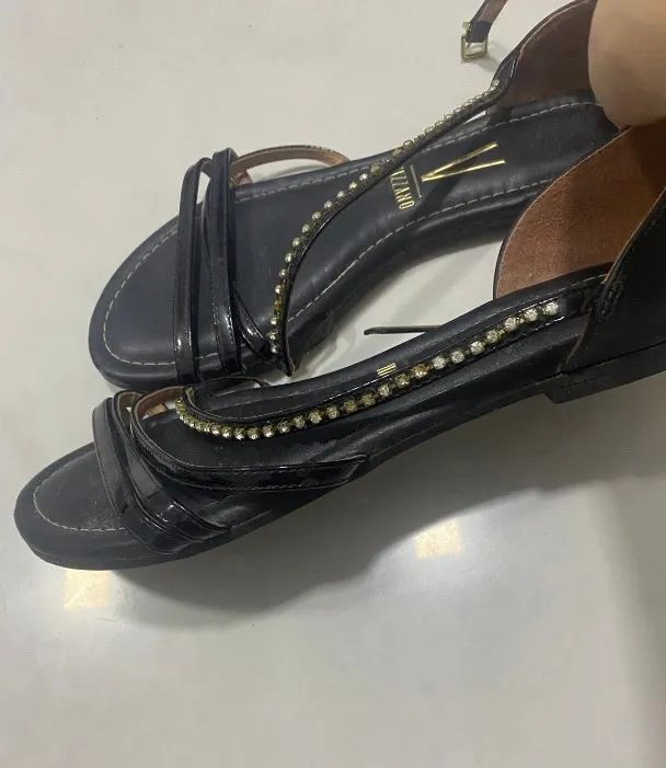 Sandália Preta Vizzano  - Foto 2