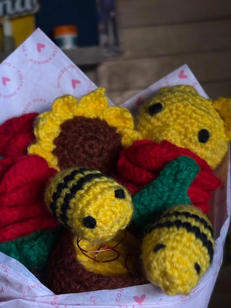 Buquê de crochê  - Foto 3