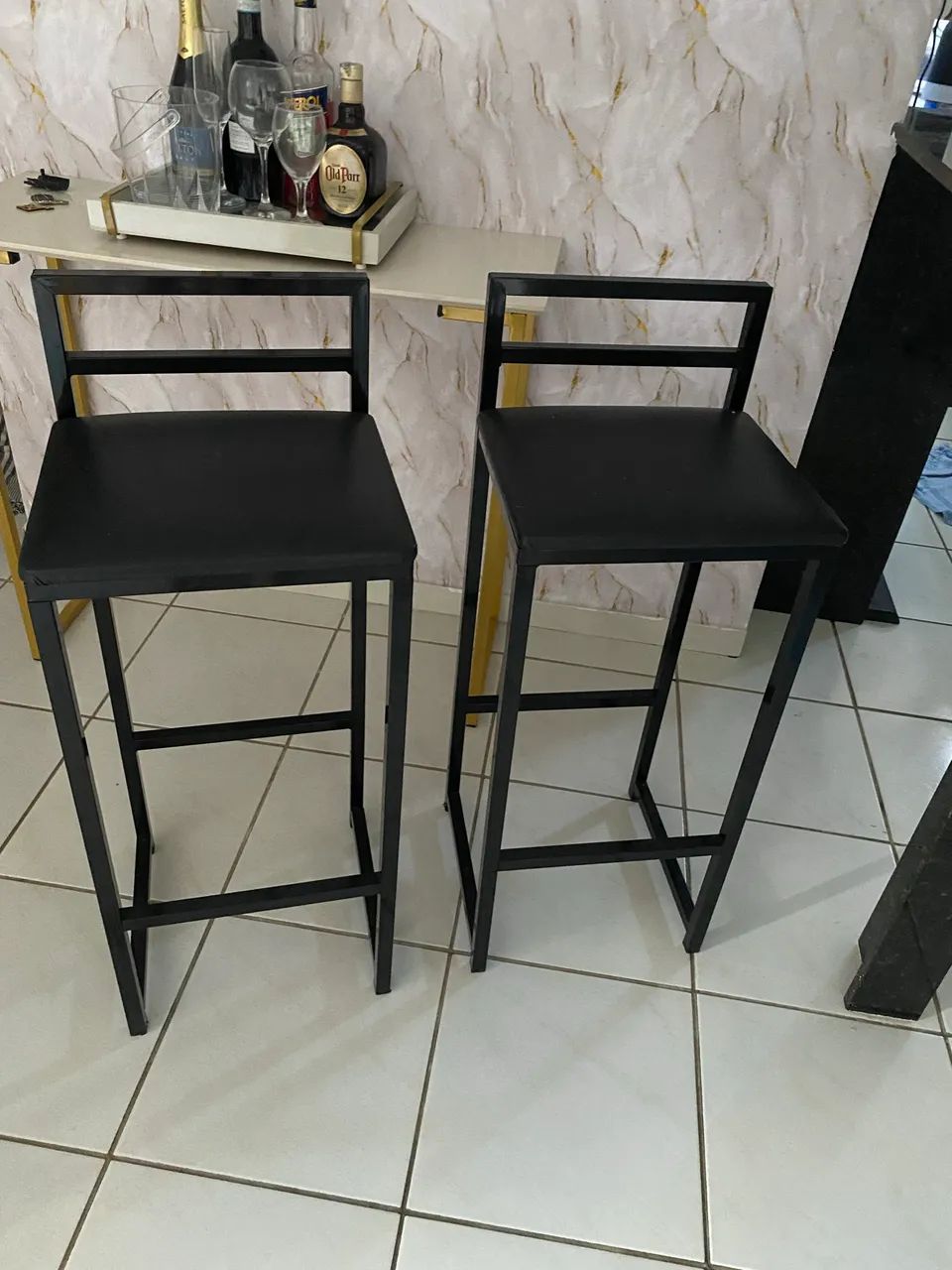 2 baquetas altas para cozinha 
